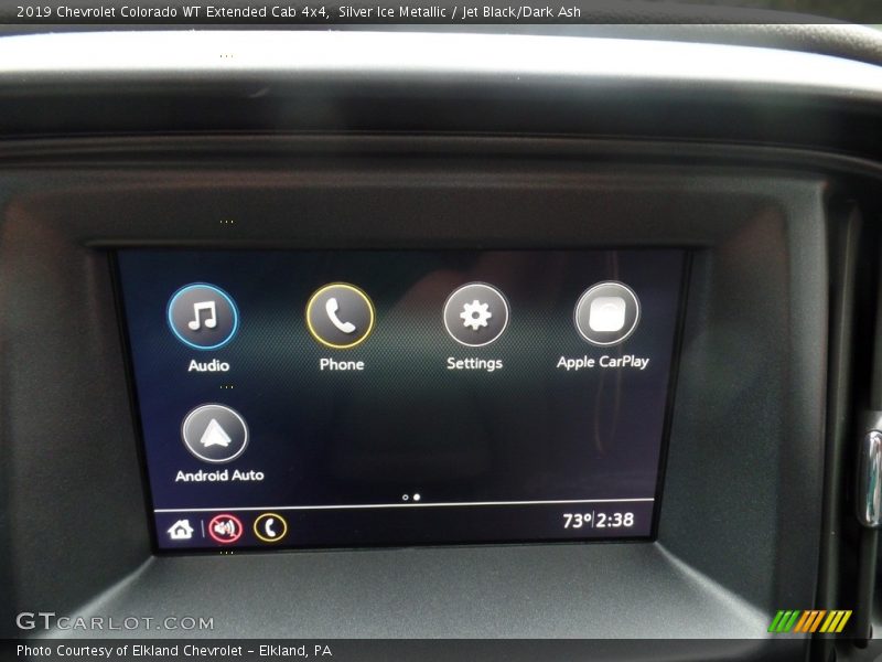 Silver Ice Metallic / Jet Black/Dark Ash 2019 Chevrolet Colorado WT Extended Cab 4x4