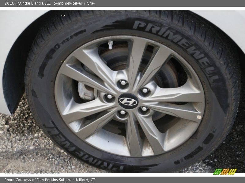 Symphony Silver / Gray 2018 Hyundai Elantra SEL