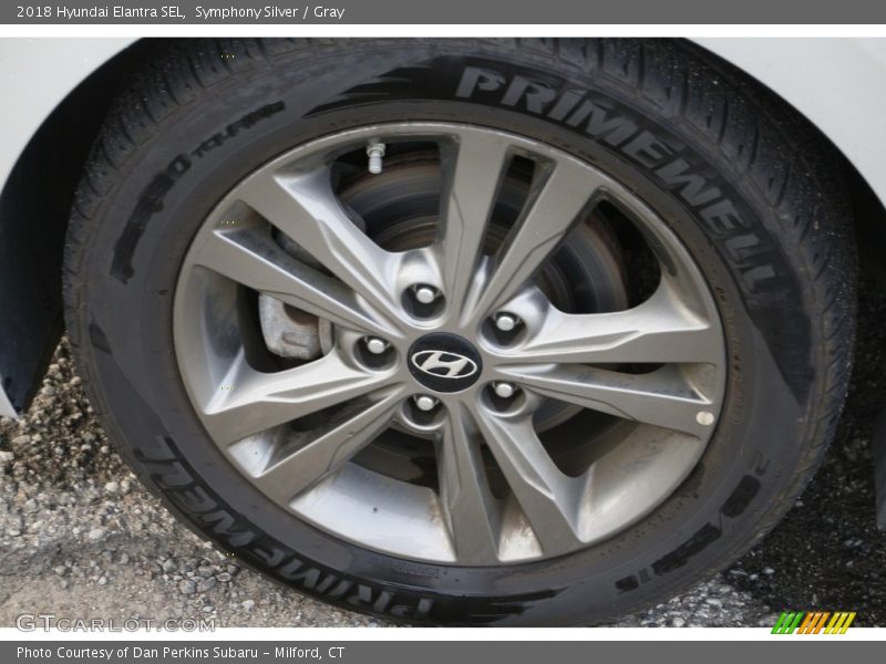 Symphony Silver / Gray 2018 Hyundai Elantra SEL