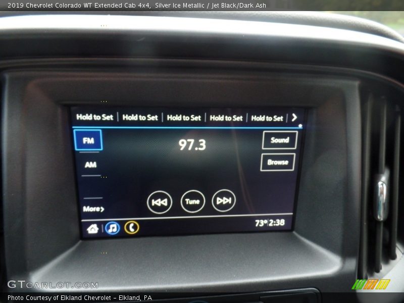 Silver Ice Metallic / Jet Black/Dark Ash 2019 Chevrolet Colorado WT Extended Cab 4x4