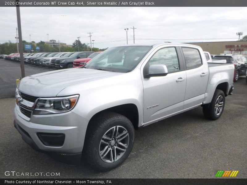 Silver Ice Metallic / Ash Gray/Jet Black 2020 Chevrolet Colorado WT Crew Cab 4x4