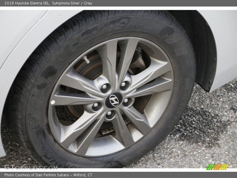 Symphony Silver / Gray 2018 Hyundai Elantra SEL