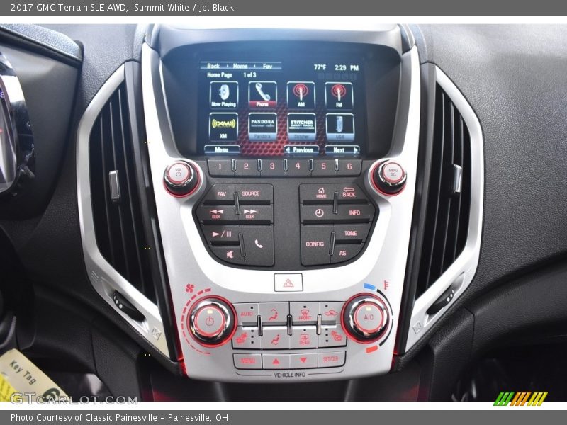 Summit White / Jet Black 2017 GMC Terrain SLE AWD
