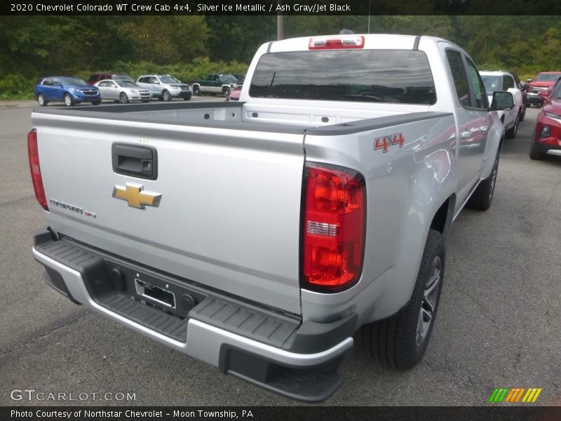 Silver Ice Metallic / Ash Gray/Jet Black 2020 Chevrolet Colorado WT Crew Cab 4x4
