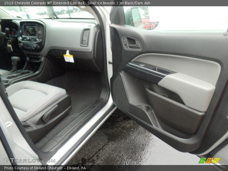 Silver Ice Metallic / Jet Black/Dark Ash 2019 Chevrolet Colorado WT Extended Cab 4x4