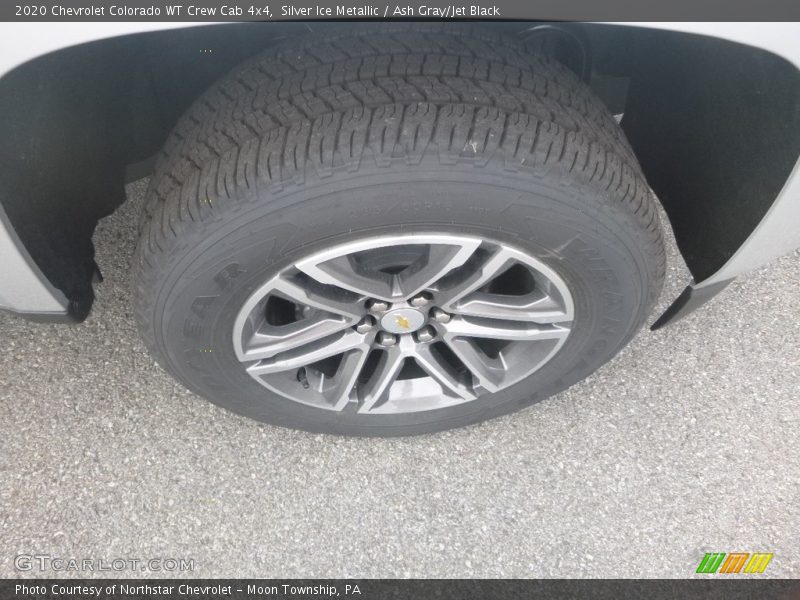 Silver Ice Metallic / Ash Gray/Jet Black 2020 Chevrolet Colorado WT Crew Cab 4x4