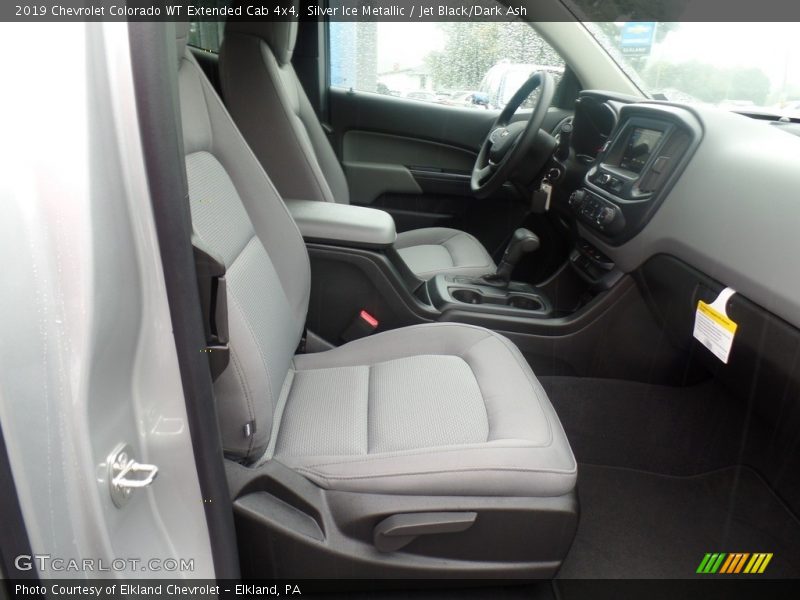 Silver Ice Metallic / Jet Black/Dark Ash 2019 Chevrolet Colorado WT Extended Cab 4x4