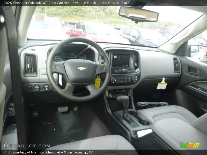 Silver Ice Metallic / Ash Gray/Jet Black 2020 Chevrolet Colorado WT Crew Cab 4x4