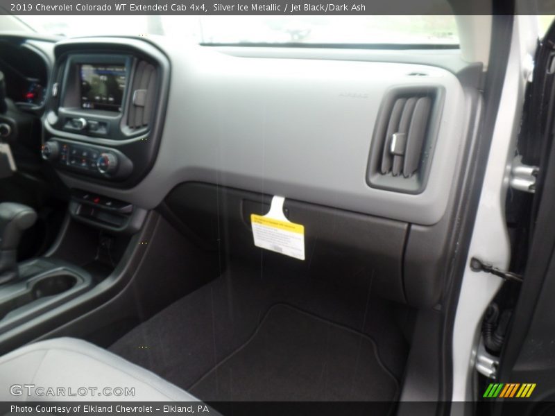 Silver Ice Metallic / Jet Black/Dark Ash 2019 Chevrolet Colorado WT Extended Cab 4x4