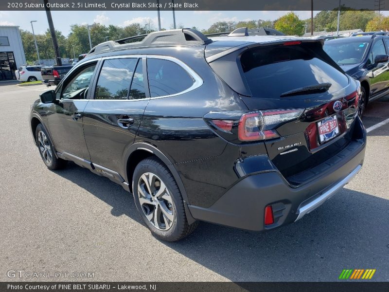 Crystal Black Silica / Slate Black 2020 Subaru Outback 2.5i Limited