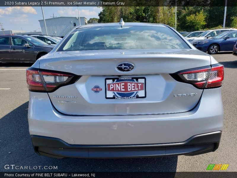 Ice Silver Metallic / Titanium Gray 2020 Subaru Legacy 2.5i Premium