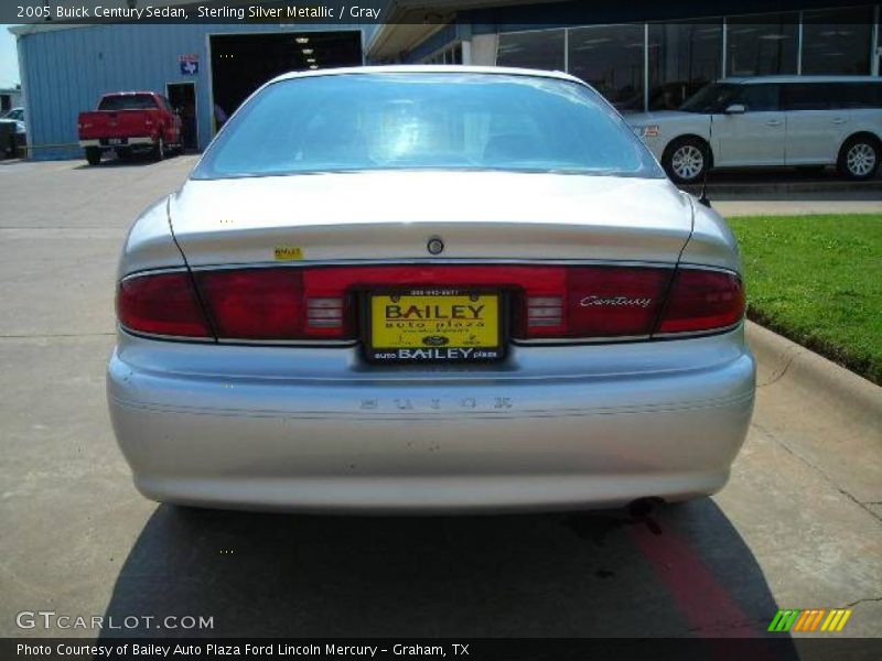 Sterling Silver Metallic / Gray 2005 Buick Century Sedan