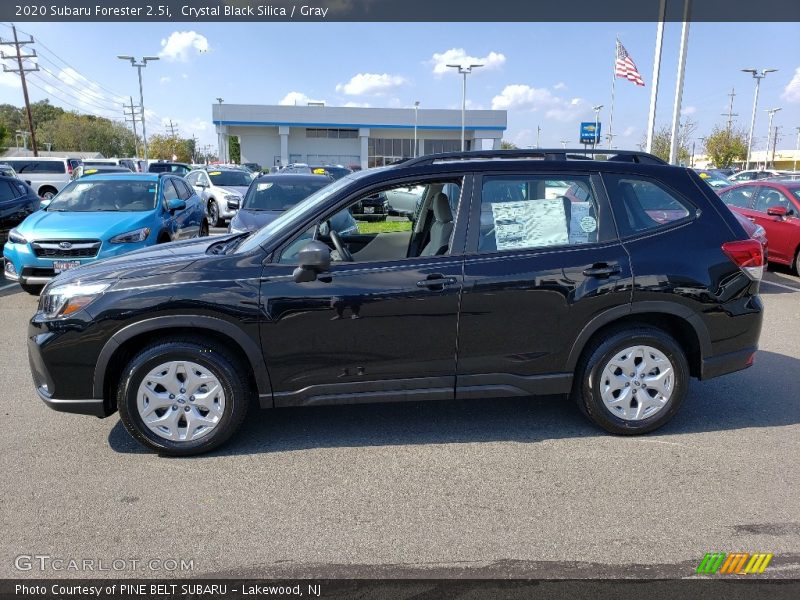 Crystal Black Silica / Gray 2020 Subaru Forester 2.5i