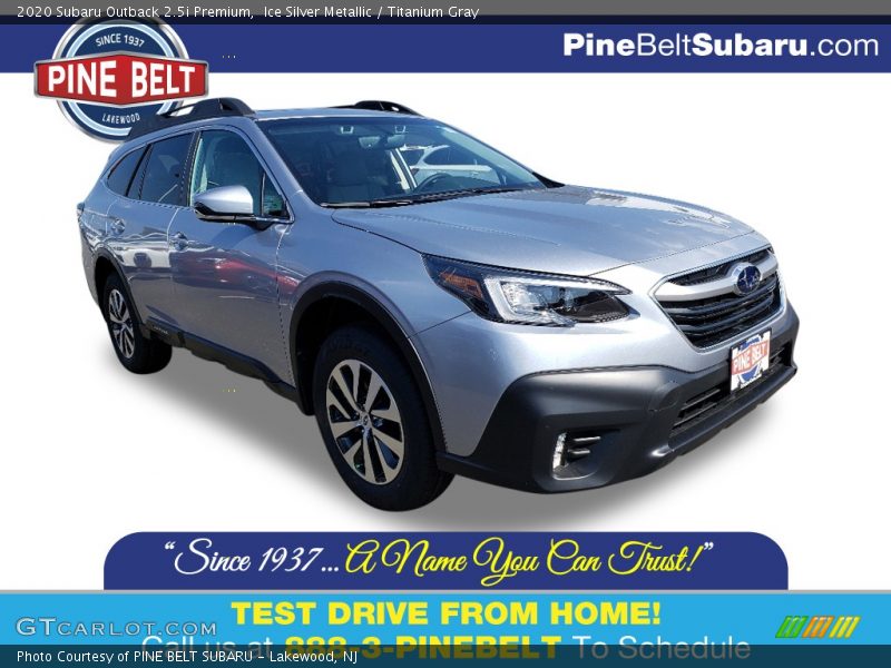 Ice Silver Metallic / Titanium Gray 2020 Subaru Outback 2.5i Premium