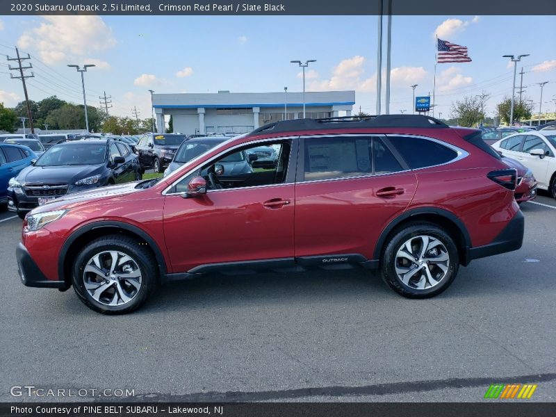 Crimson Red Pearl / Slate Black 2020 Subaru Outback 2.5i Limited