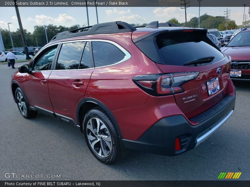Crimson Red Pearl / Slate Black 2020 Subaru Outback 2.5i Limited