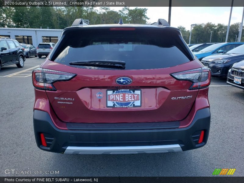 Crimson Red Pearl / Slate Black 2020 Subaru Outback 2.5i Limited