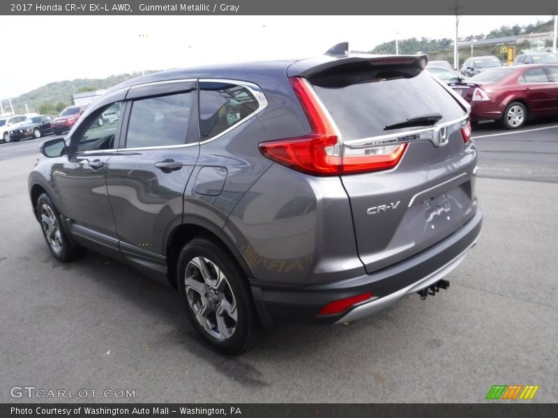 Gunmetal Metallic / Gray 2017 Honda CR-V EX-L AWD