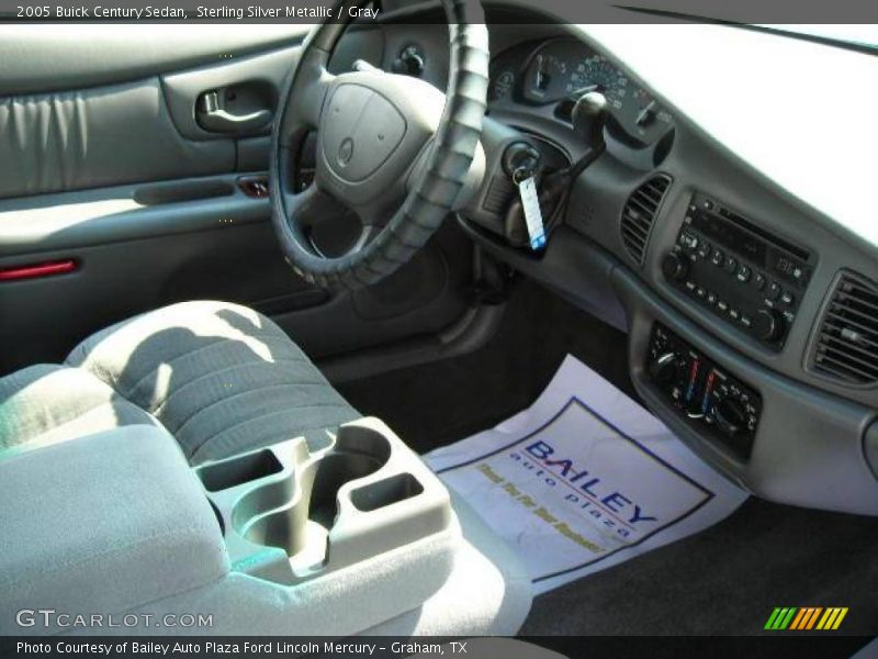 Sterling Silver Metallic / Gray 2005 Buick Century Sedan