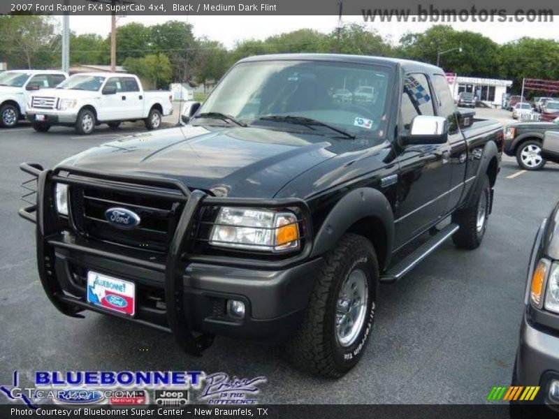 Black / Medium Dark Flint 2007 Ford Ranger FX4 SuperCab 4x4