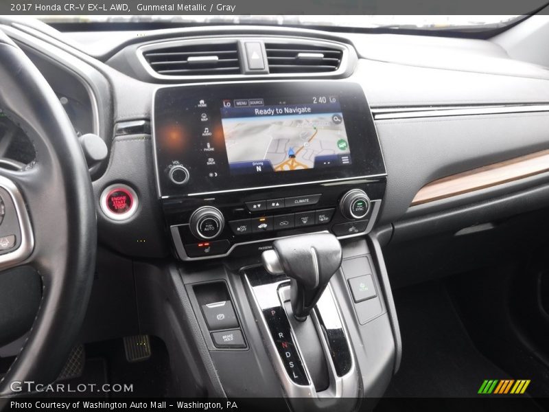 Gunmetal Metallic / Gray 2017 Honda CR-V EX-L AWD
