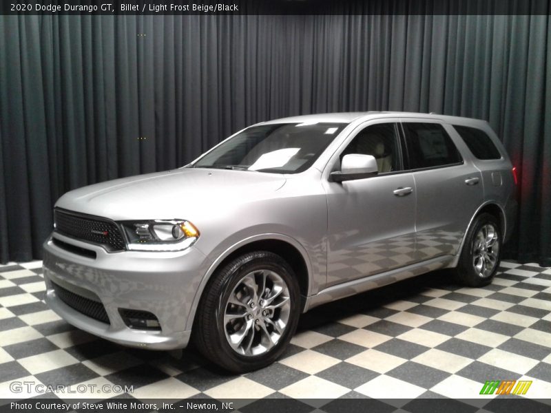 Billet / Light Frost Beige/Black 2020 Dodge Durango GT