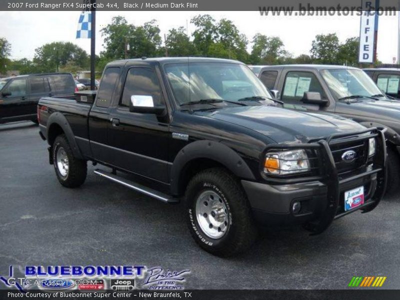 Black / Medium Dark Flint 2007 Ford Ranger FX4 SuperCab 4x4