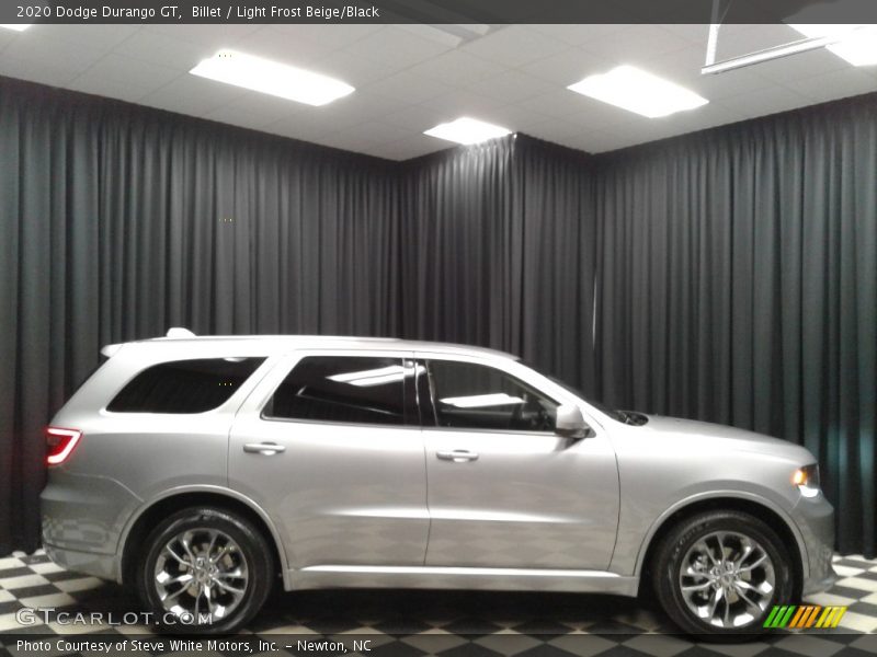 Billet / Light Frost Beige/Black 2020 Dodge Durango GT