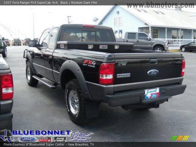 Black / Medium Dark Flint 2007 Ford Ranger FX4 SuperCab 4x4