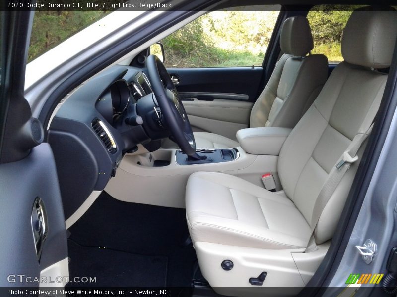 Billet / Light Frost Beige/Black 2020 Dodge Durango GT