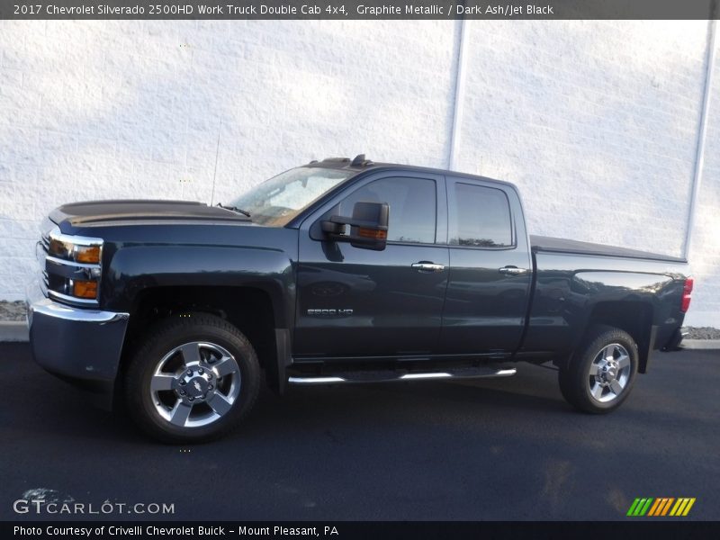 Graphite Metallic / Dark Ash/Jet Black 2017 Chevrolet Silverado 2500HD Work Truck Double Cab 4x4