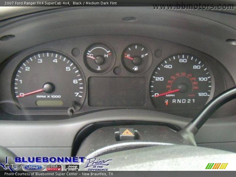 Black / Medium Dark Flint 2007 Ford Ranger FX4 SuperCab 4x4