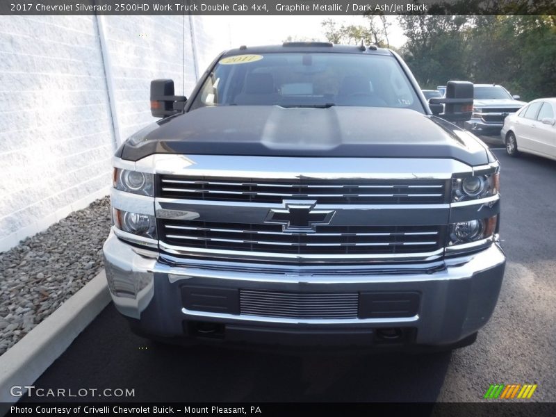 Graphite Metallic / Dark Ash/Jet Black 2017 Chevrolet Silverado 2500HD Work Truck Double Cab 4x4