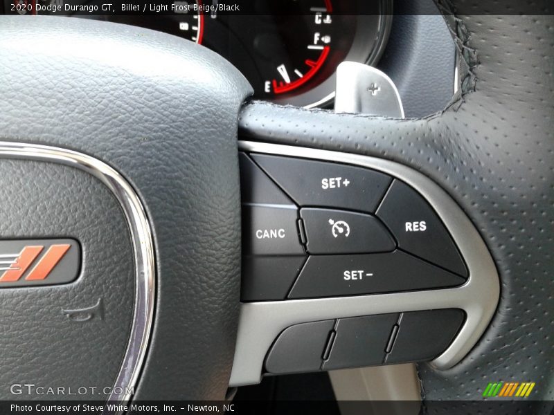 Billet / Light Frost Beige/Black 2020 Dodge Durango GT