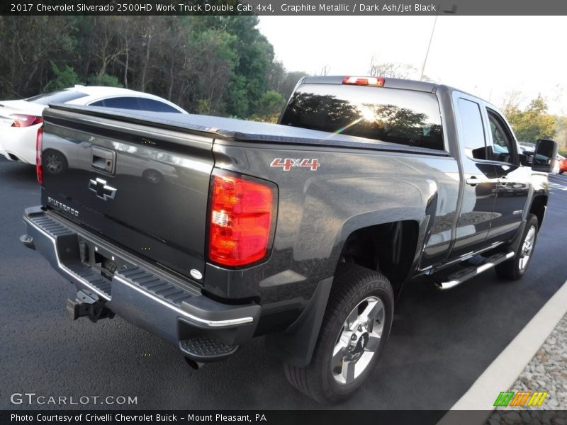 Graphite Metallic / Dark Ash/Jet Black 2017 Chevrolet Silverado 2500HD Work Truck Double Cab 4x4