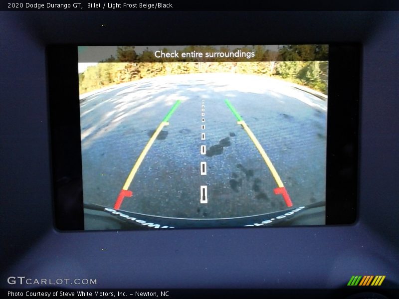 Billet / Light Frost Beige/Black 2020 Dodge Durango GT