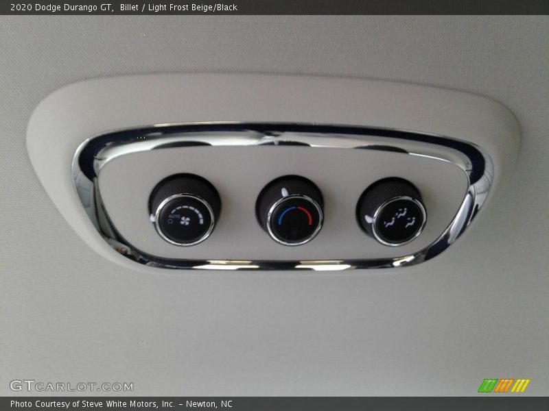 Billet / Light Frost Beige/Black 2020 Dodge Durango GT