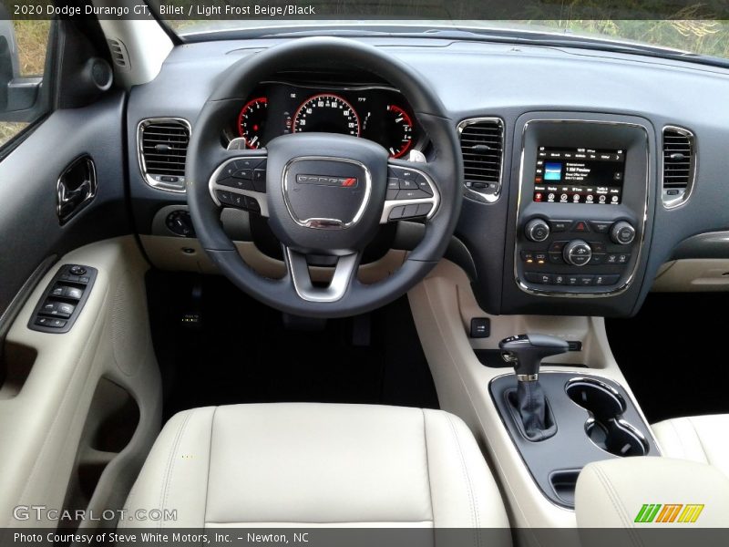 Billet / Light Frost Beige/Black 2020 Dodge Durango GT