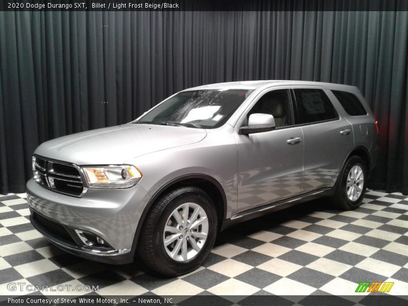 Billet / Light Frost Beige/Black 2020 Dodge Durango SXT