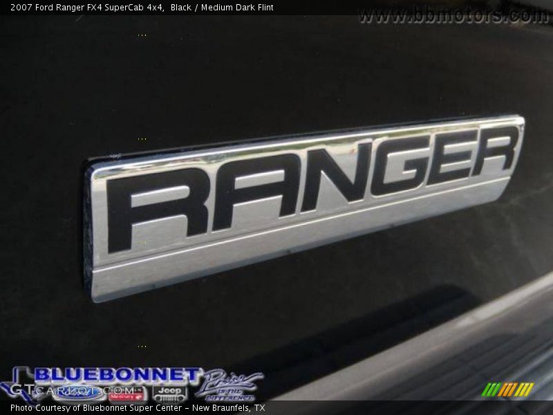 Black / Medium Dark Flint 2007 Ford Ranger FX4 SuperCab 4x4