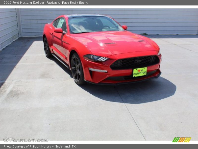 Race Red / Ebony 2019 Ford Mustang EcoBoost Fastback