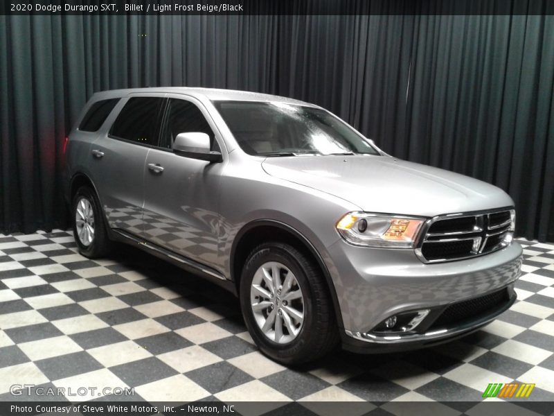 Billet / Light Frost Beige/Black 2020 Dodge Durango SXT