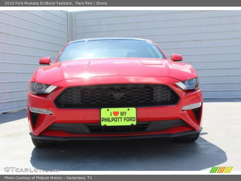 Race Red / Ebony 2019 Ford Mustang EcoBoost Fastback