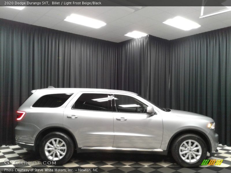 Billet / Light Frost Beige/Black 2020 Dodge Durango SXT