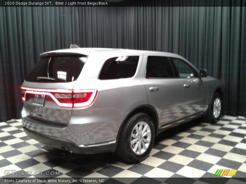 Billet / Light Frost Beige/Black 2020 Dodge Durango SXT