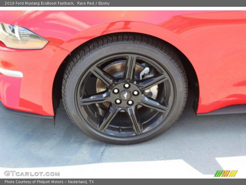 Race Red / Ebony 2019 Ford Mustang EcoBoost Fastback