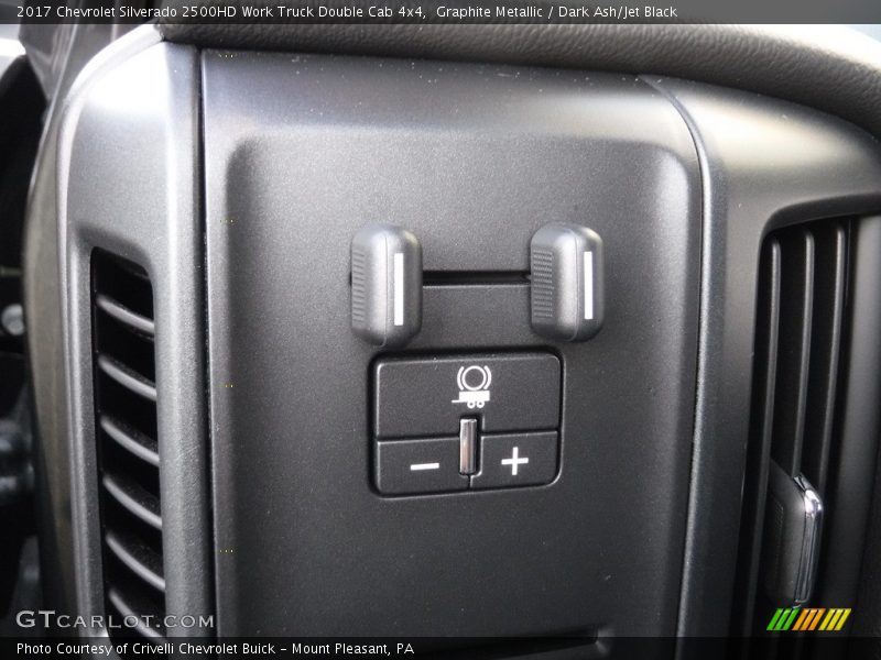 Graphite Metallic / Dark Ash/Jet Black 2017 Chevrolet Silverado 2500HD Work Truck Double Cab 4x4