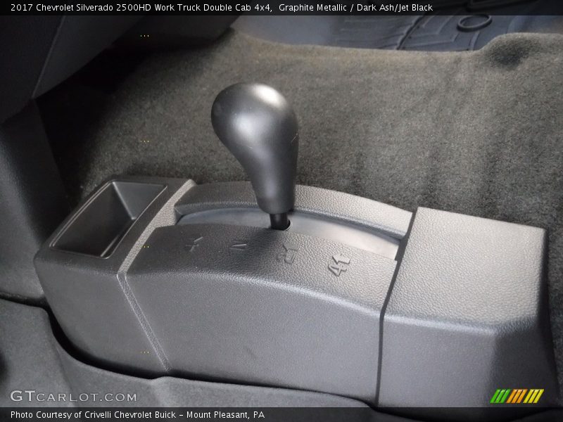 Graphite Metallic / Dark Ash/Jet Black 2017 Chevrolet Silverado 2500HD Work Truck Double Cab 4x4