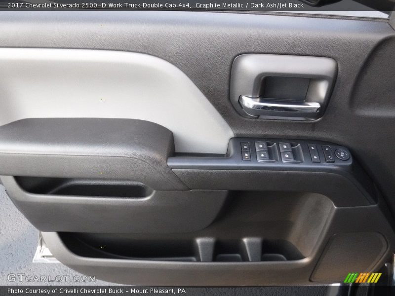 Graphite Metallic / Dark Ash/Jet Black 2017 Chevrolet Silverado 2500HD Work Truck Double Cab 4x4
