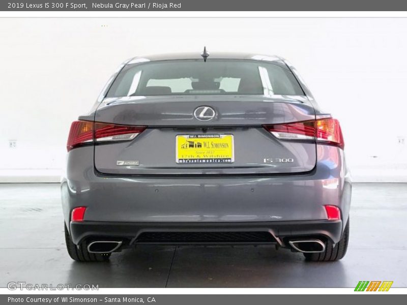 Nebula Gray Pearl / Rioja Red 2019 Lexus IS 300 F Sport